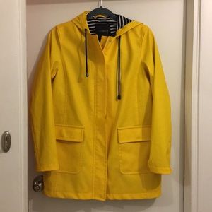 Talbots yellow raincoat